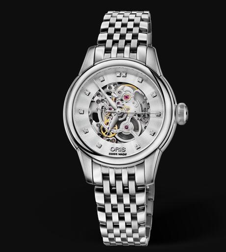 Review Oris Artelier Skeleton Diamonds 31mm Replica Watch 01 560 7687 4019-07 8 14 77
